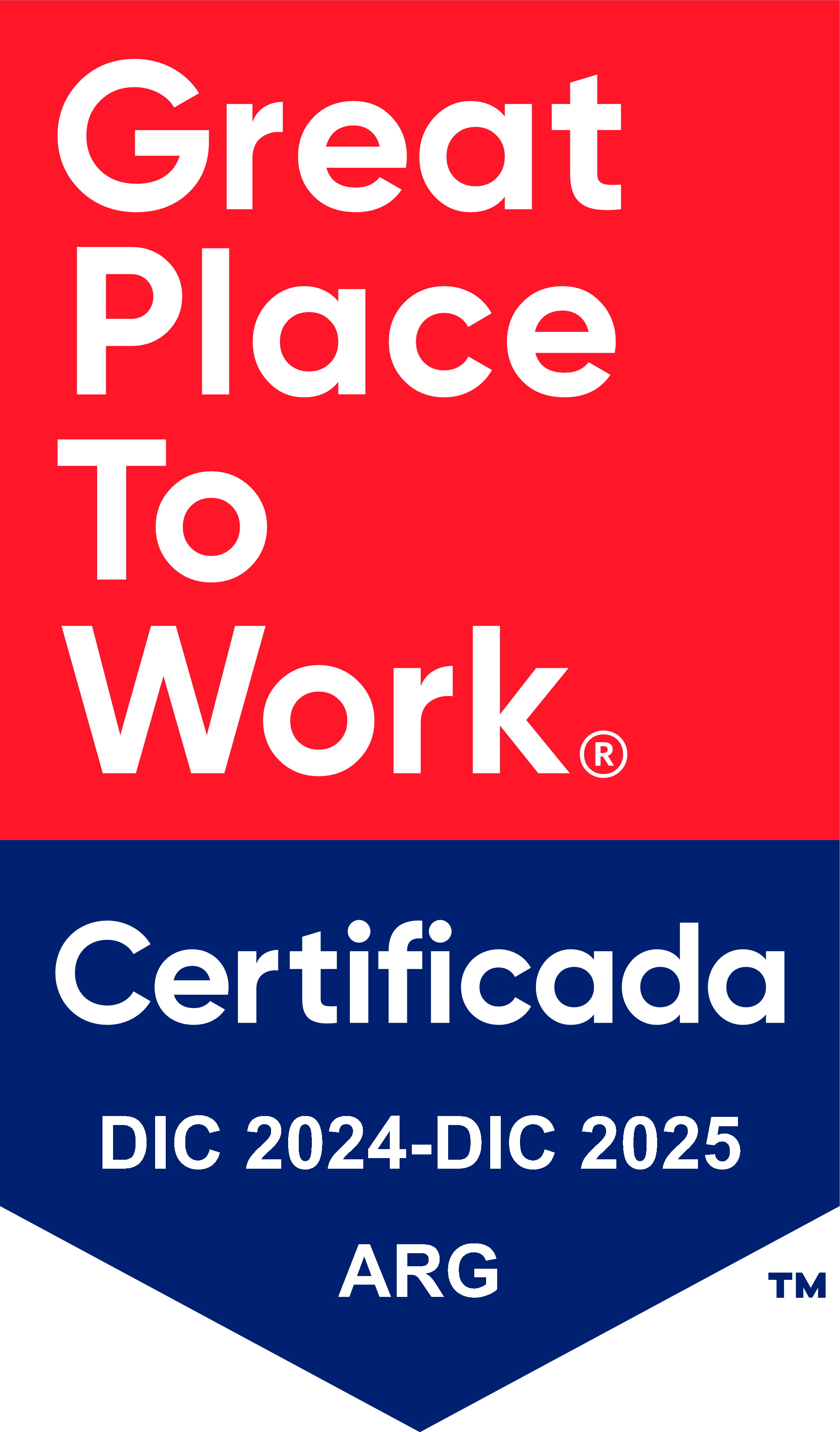 Great Place To Work — Certificada